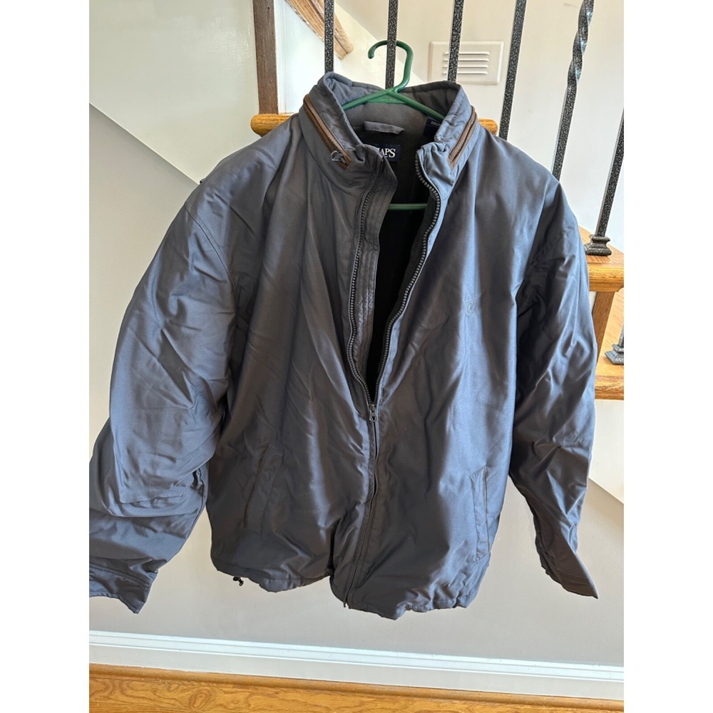 chaps thick‎ coat with hood xl
